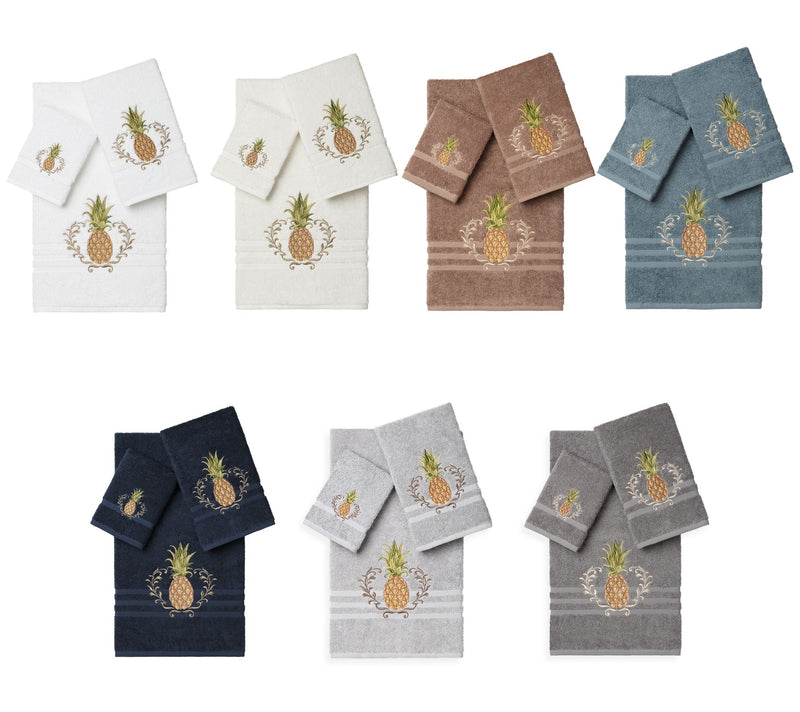 Linum Home Textiles Welcome 3PC Embellished Towel Set — View 16