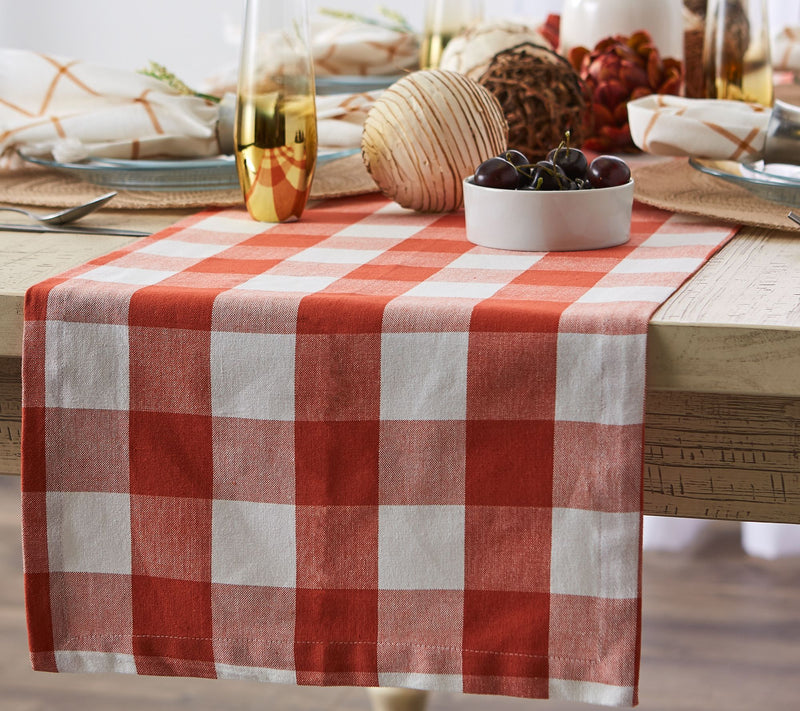 Design Imports Buffalo Check Table Runner 14x108 — View 17