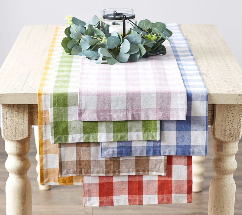 Design Imports Buffalo Check Table Runner 14x108 — View 18