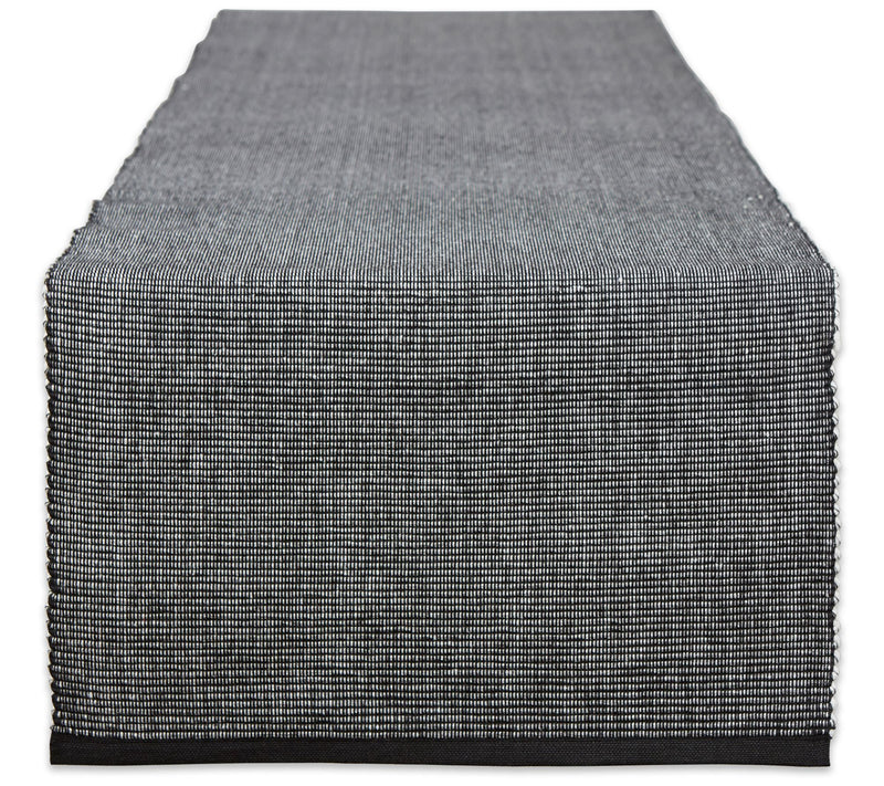 Design Imports 2-Tone Ribbed Table Runner 13x72 — View 5