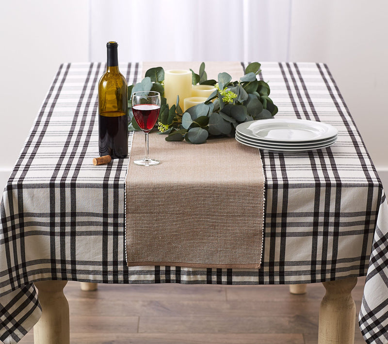 Design Imports 2-Tone Ribbed Table Runner 13x72 — View 20