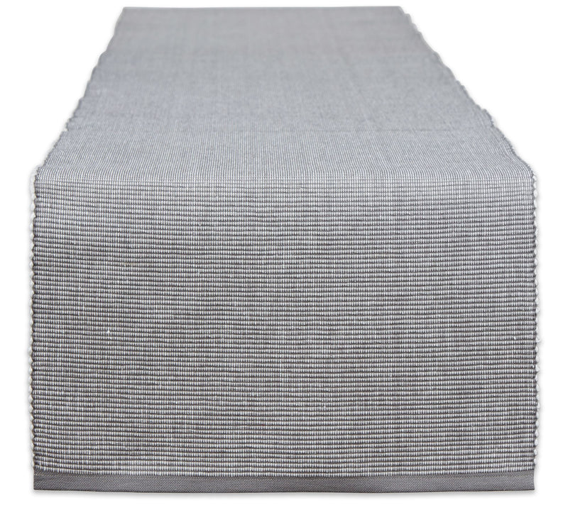 Design Imports 2-Tone Ribbed Table Runner 13x72 — View 7