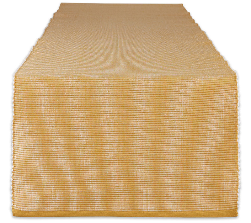 Design Imports 2-Tone Ribbed Table Runner 13x72 — View 9