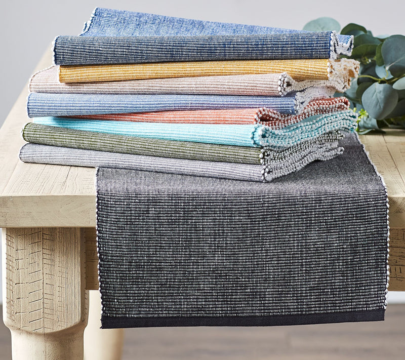 Design Imports 2-Tone Ribbed Table Runner 13x72 — View 24