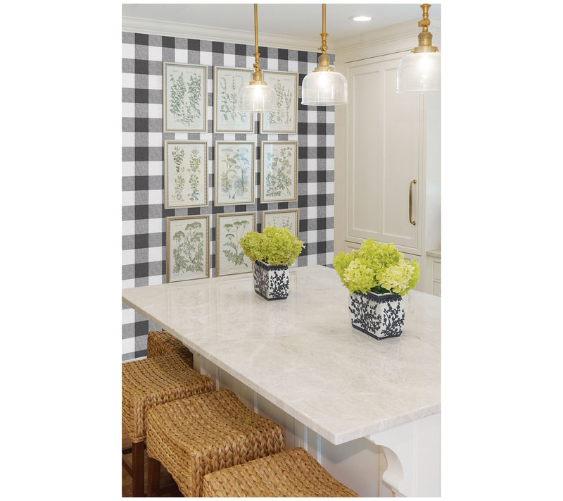 NextWall Picnic Plaid Peel and Stick WallpaperRoll — View 10