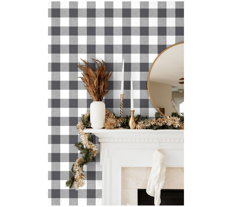 NextWall Picnic Plaid Peel and Stick WallpaperRoll — View 16