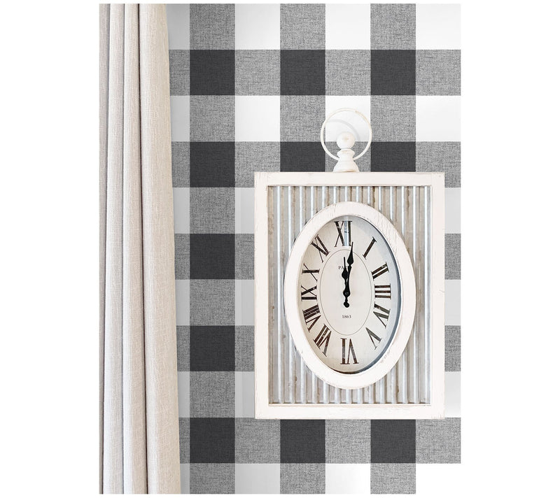 NextWall Picnic Plaid Peel and Stick WallpaperRoll — View 12