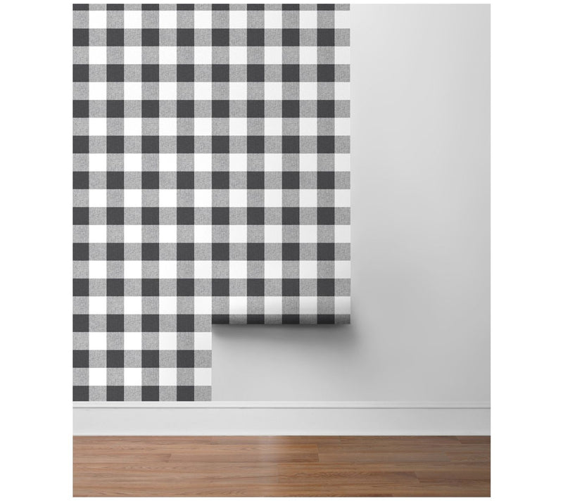 NextWall Picnic Plaid Peel and Stick WallpaperRoll — View 13