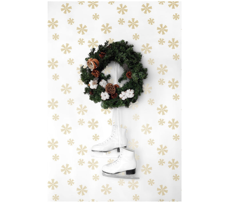 NextWall Snowflakes Peel and Stick Wallpaper Roll — View 8