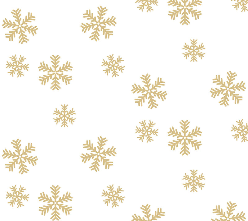 NextWall Snowflakes Peel and Stick Wallpaper Roll — View 3