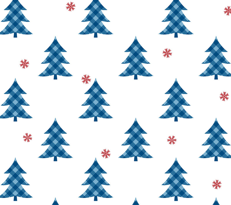 NextWall Plaid Pines Peel and Stick Wallpaper Roll — View 3