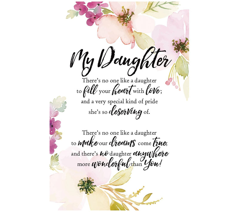 Daughter Wood Plaque with Easel — Main view