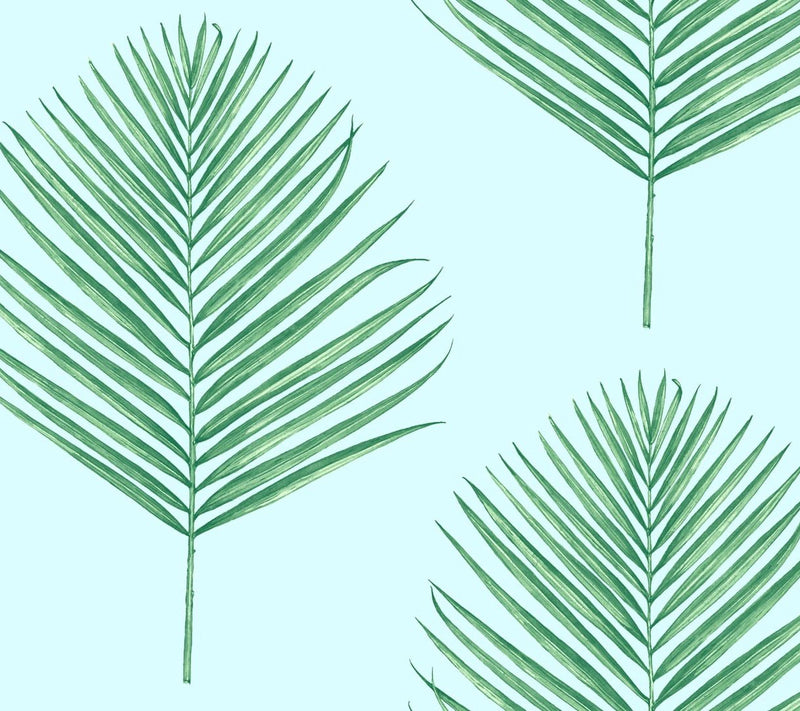 Lillian August Maui Palm Peel and Stick Wallpaper Roll — View 6