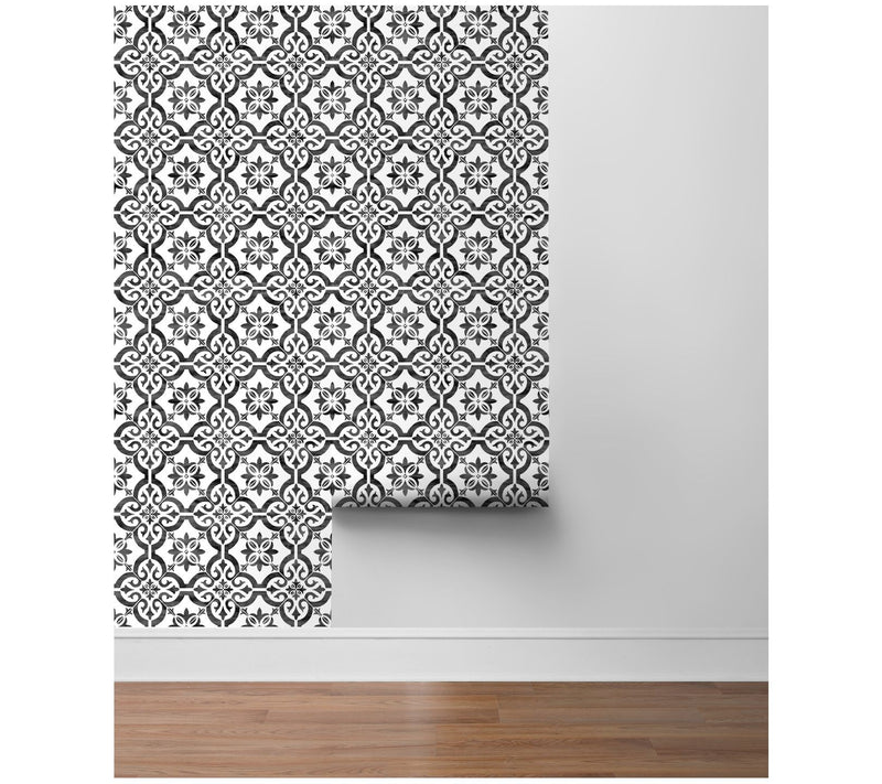 Lillian August Porto Tile Peel and Stick Wallpaper Roll — View 10