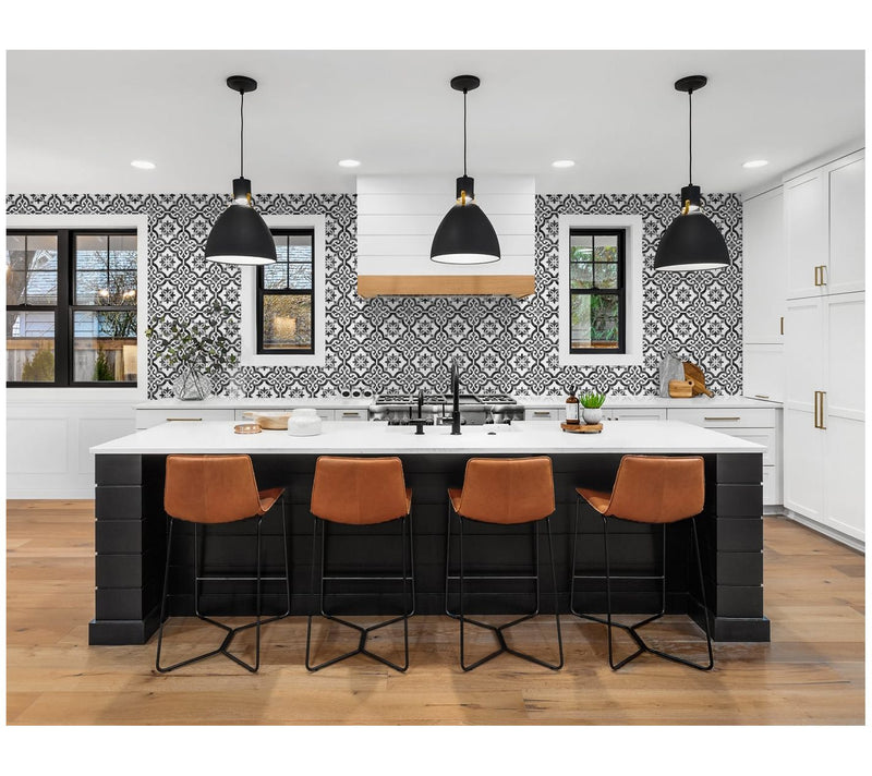 Lillian August Porto Tile Peel and Stick Wallpaper Roll — View 8