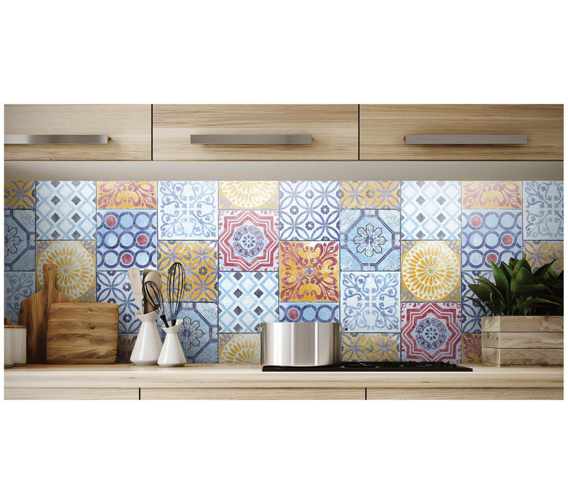 NextWall Moroccan Tile Peel and Stick WallpaperRoll — View 6