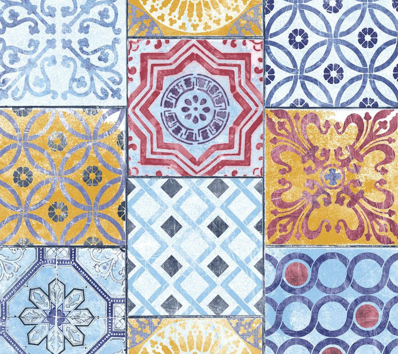 NextWall Moroccan Tile Peel and Stick WallpaperRoll — View 2