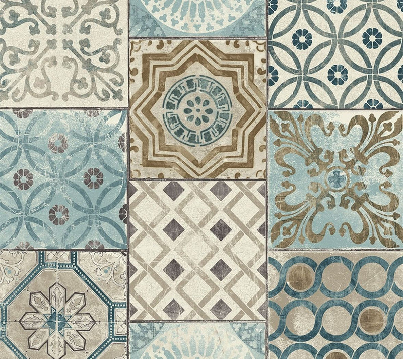 NextWall Moroccan Tile Peel and Stick WallpaperRoll — View 5