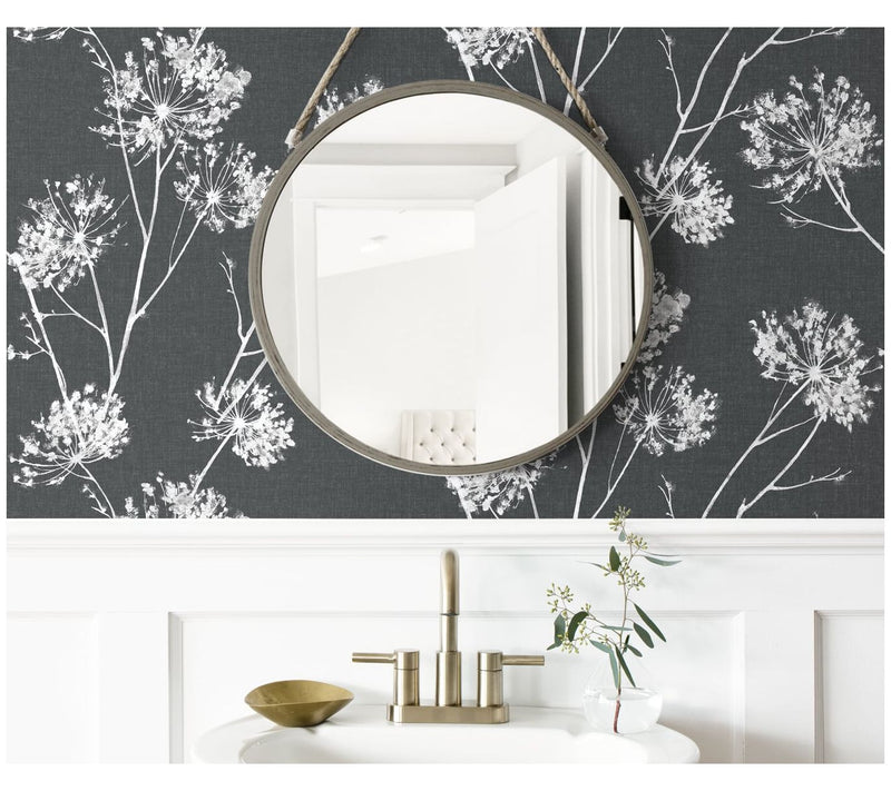 NextWall One O'Clocks Peel and Stick WallpaperRoll — View 10