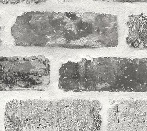 NextWall Washed Faux Brick Peel and Stick Wallpaper Roll — View 2