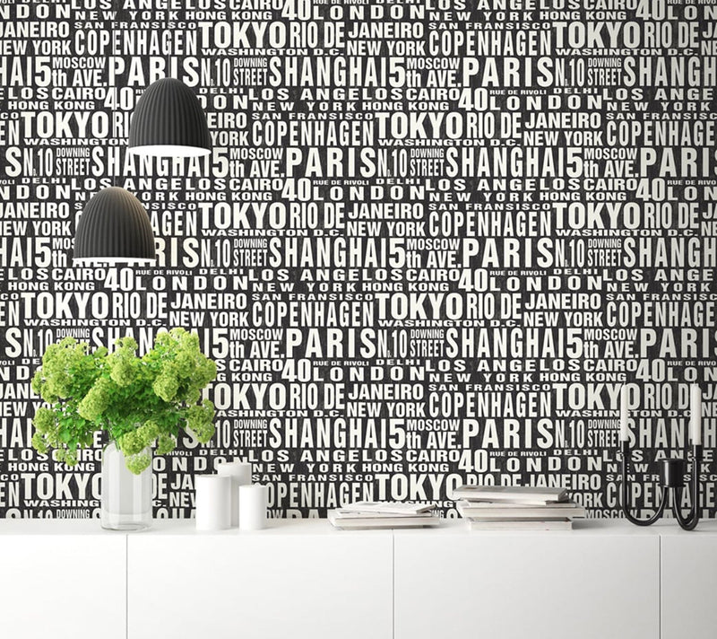 NextWall Around the World Peel and Stick Wallpaper Roll — View 2