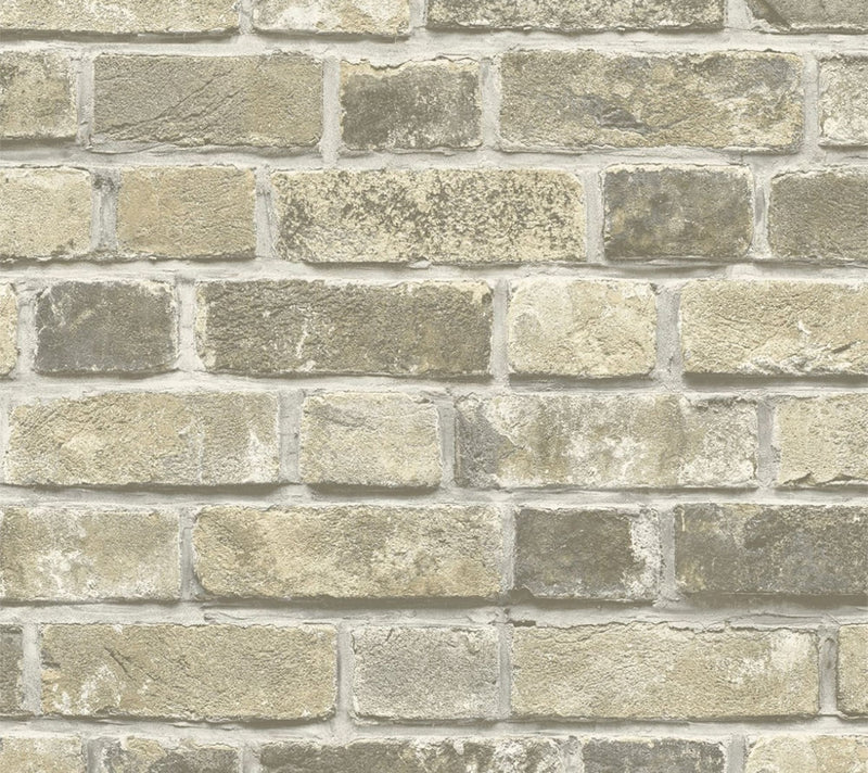 NextWall Distressed Brick Peel and Stick Wallpaper Roll — View 5