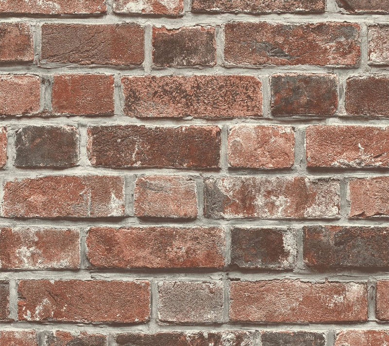 NextWall Distressed Brick Peel and Stick Wallpaper Roll — View 3