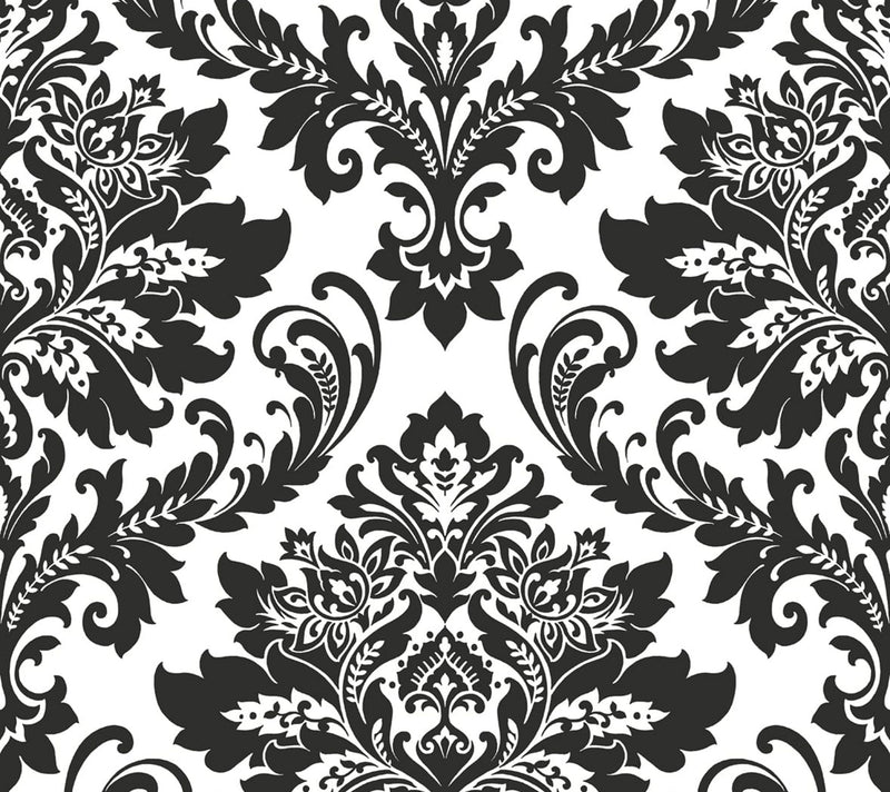 NextWall Damask Peel and Stick Wallpaper Roll — Main view