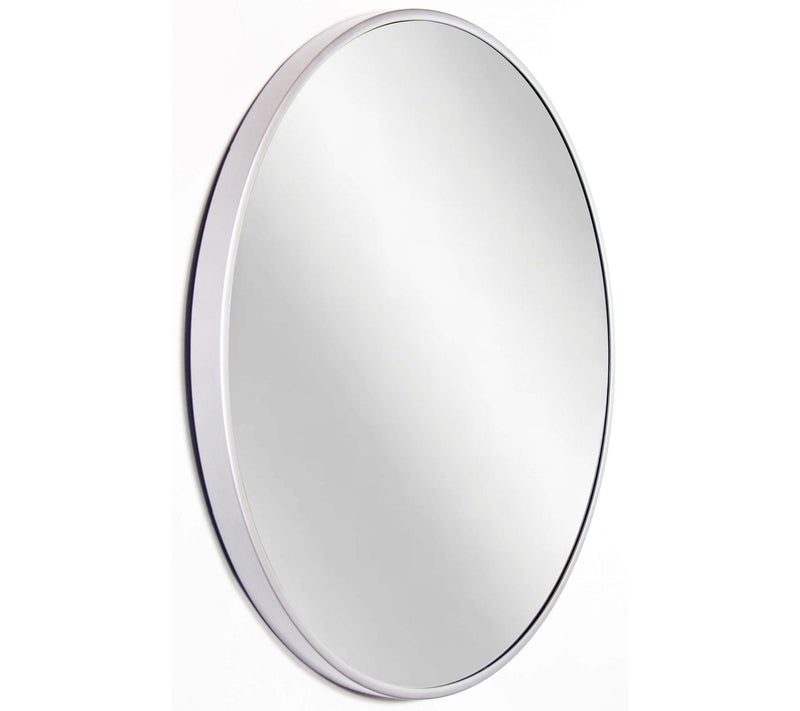 Infinity Instru ments 21" Wall Mirror, Matte S Ilver Frame — View 2
