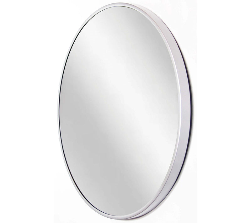 Infinity Instru ments 21" Wall Mirror, Matte S Ilver Frame — View 3