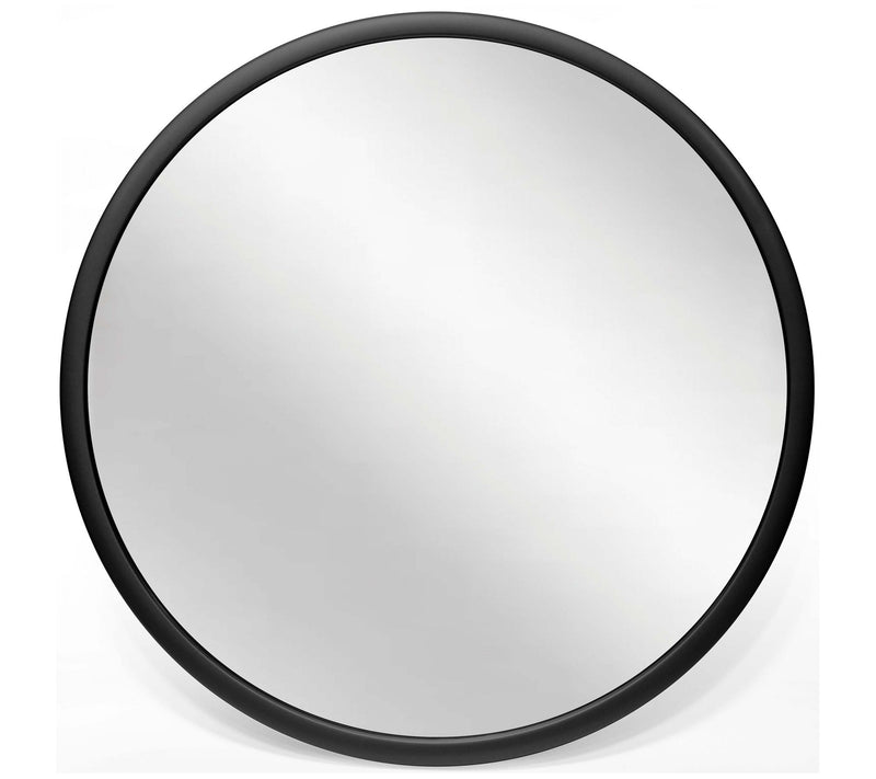 Infinity Instruments 22" Wall Mirror, Matte Blak Frame — View 3