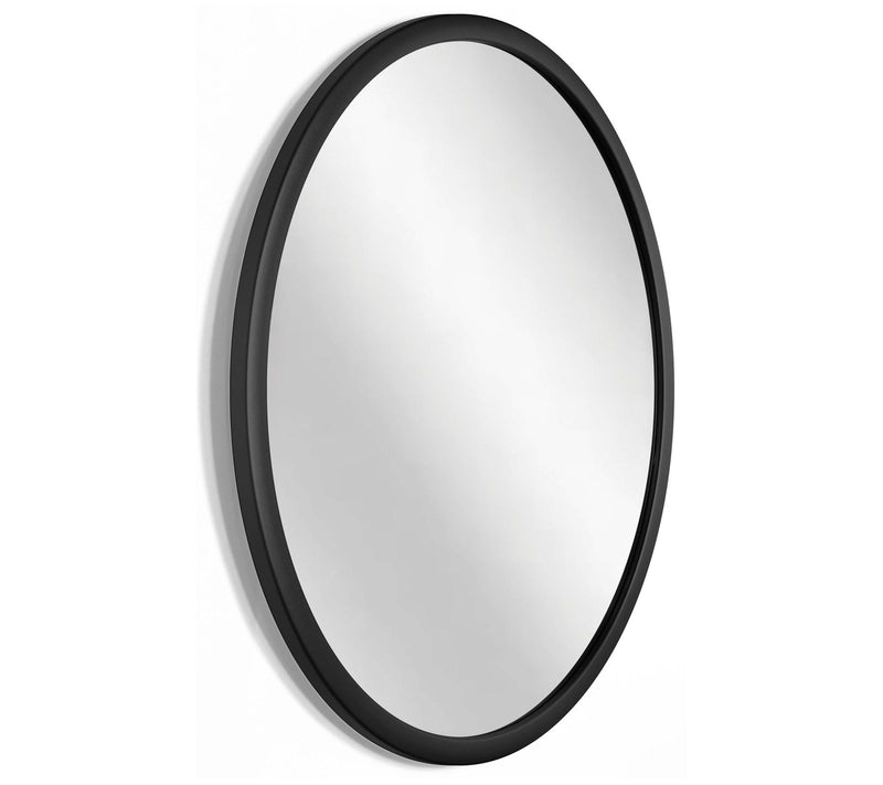 Infinity Instruments 22" Wall Mirror, Matte Blak Frame — View 5