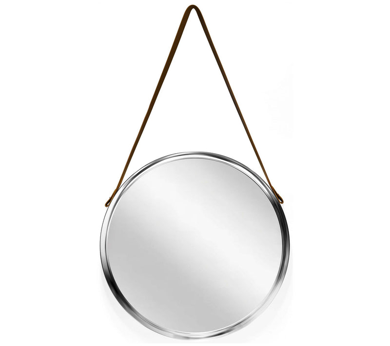 Infinity Instruments 18" Wall Mirror, Convex Silver Frame — Main view