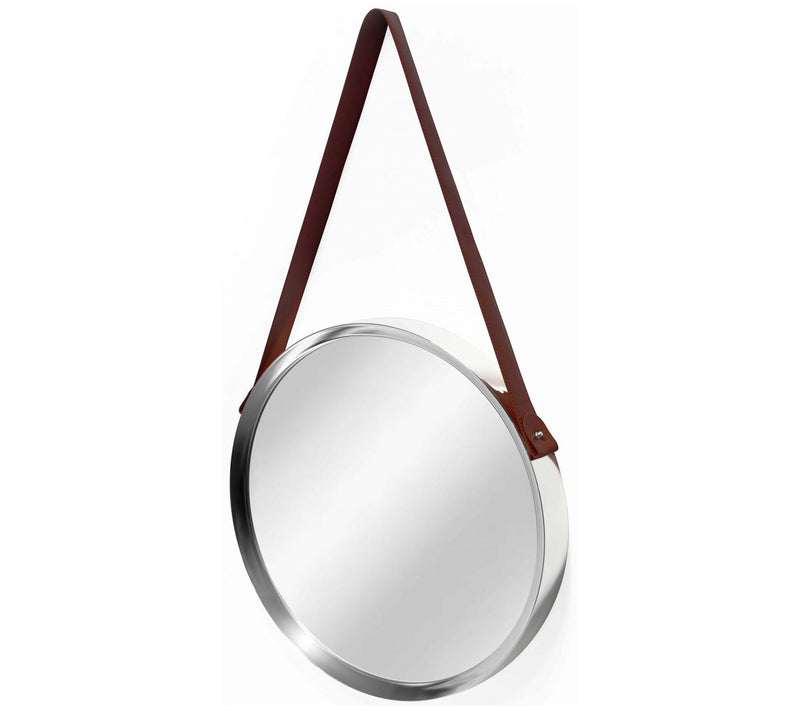 Infinity Instruments 18" Wall Mirror, Convex Silver Frame — View 2