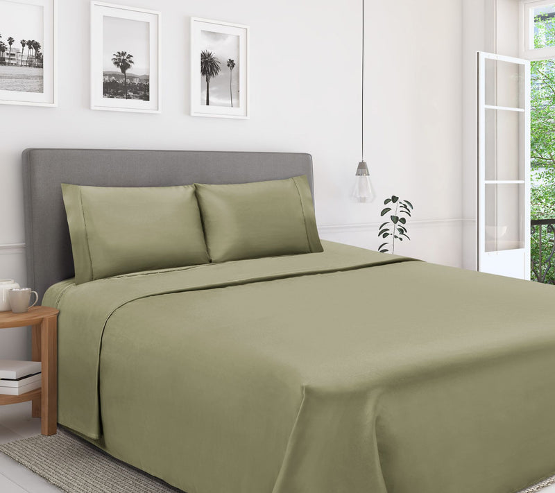 Superior 1200 T C Egyptian Cott on 4-Piece Sheet Set Full — View 17