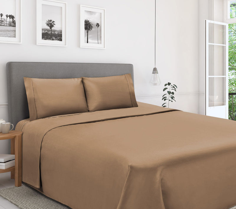 Superior 1200 T C Egyptian Cott on 4-Piece Sheet Set Full — View 20