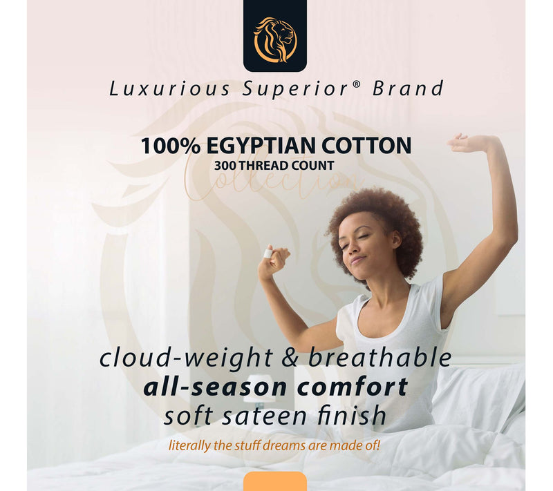 Superior 1200-TC Egyptian Cotton 4-Piece SheetSet King — View 34
