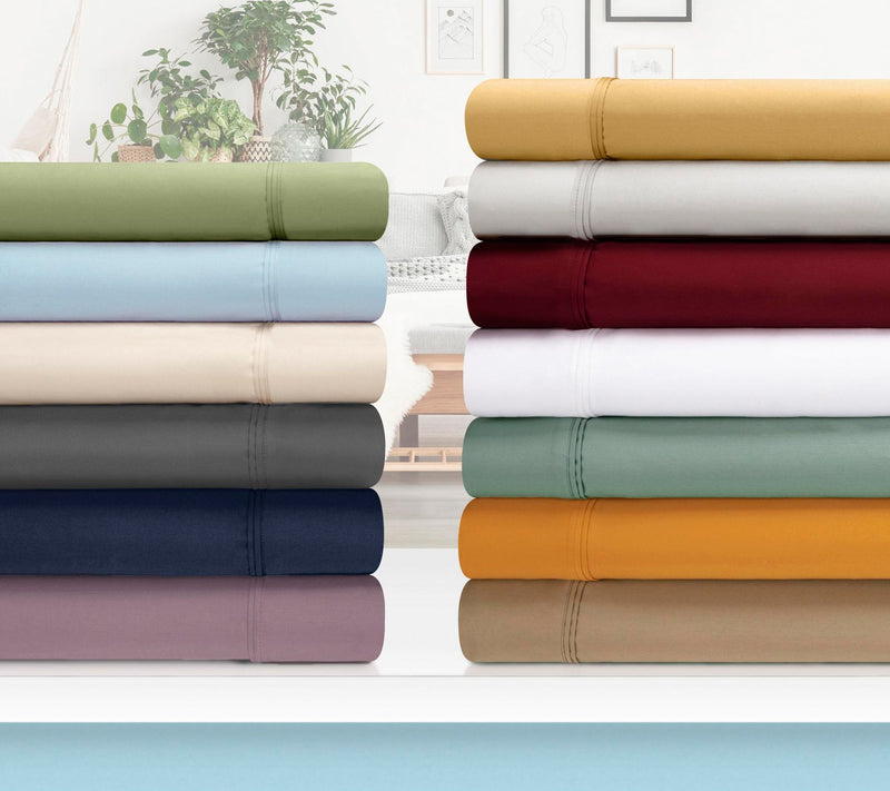Superior 1200-TC Egyptian Cotton 4-Piece Queeneet Set — View 31