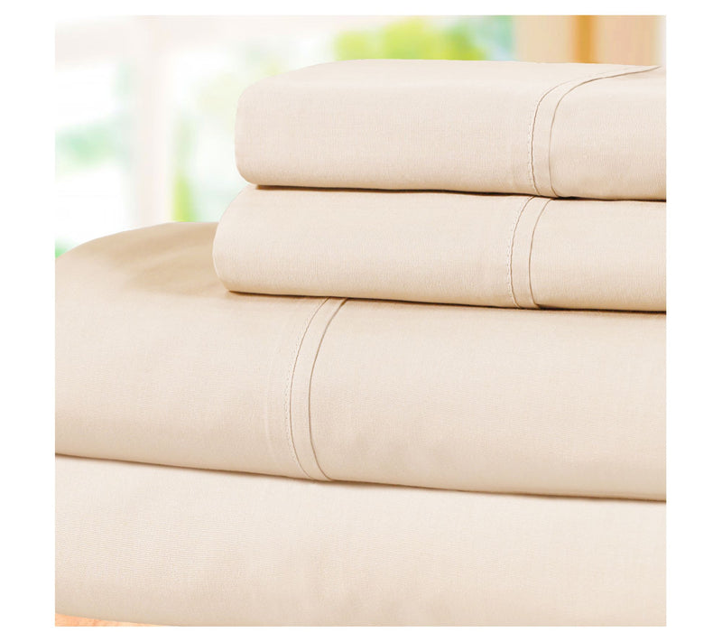 Superior Solid Cotton Percale Deep Pocket SheetSet CK — View 27
