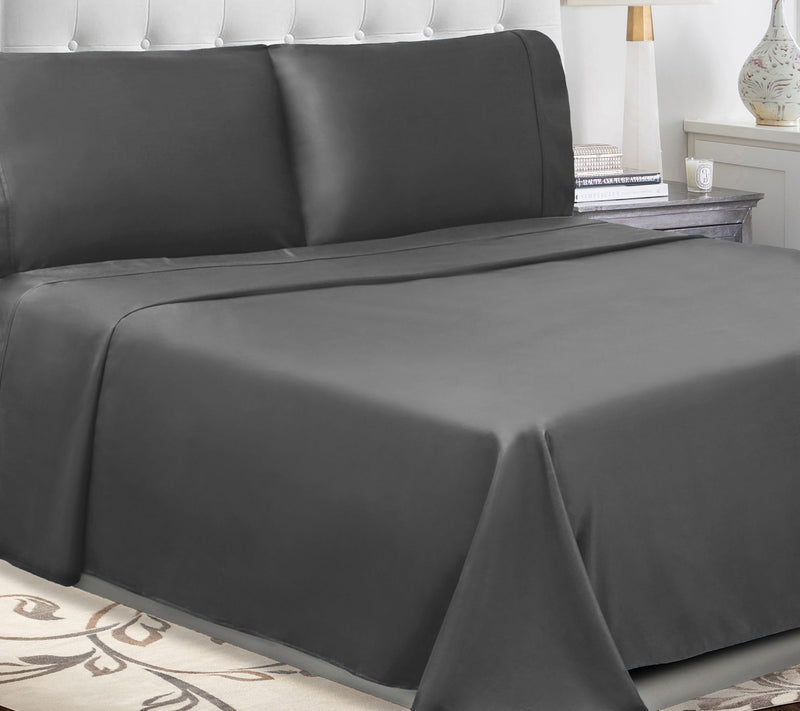 Superior Solid Cotton Percale Deep Pocket SheetSet Full — View 8