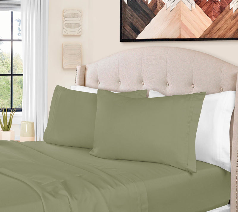 Superior 1500-TC Egyptian Cotton 4-Piece SheetCal King — View 19