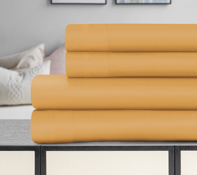 Superior 1500-TC Egyptian Cotton 4-Piece Sheetet King — View 24