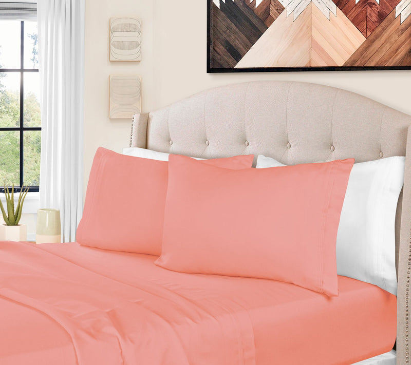 Superior 1500-TC Egyptian Cotton 4-Piece Sheetet King — View 5