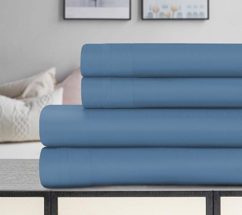 Superior 1500-TC Egyptian Cotton 4-Piece SheetQueen — View 24