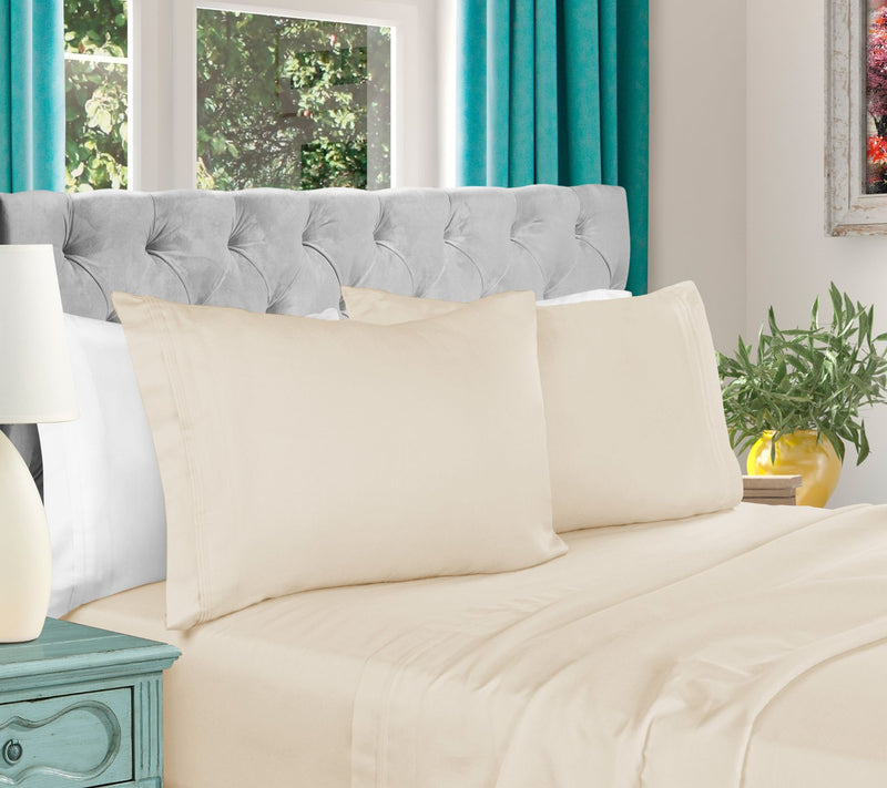 Superior 1000-TC Egyptian Cotton 4-Piece Sheett Full — View 17