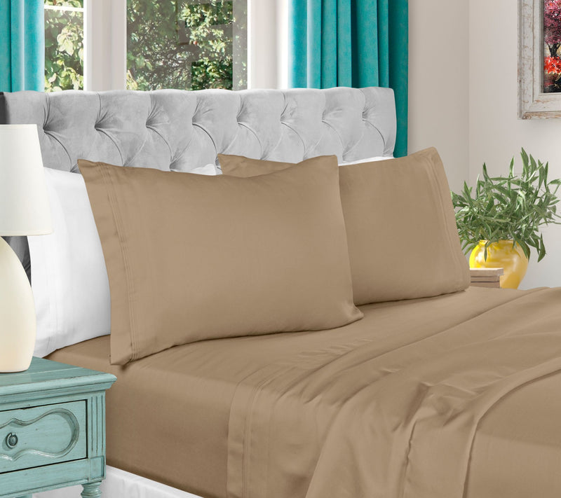 Superior 1000-TC Egyptian Cotton 4-Piece Sheett Full — View 29