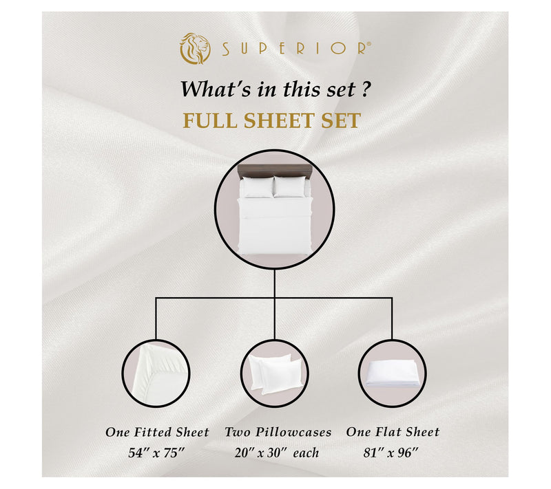 Superior 1000-TC Egyptian Cotton 4-Piece Sheett Full — View 41