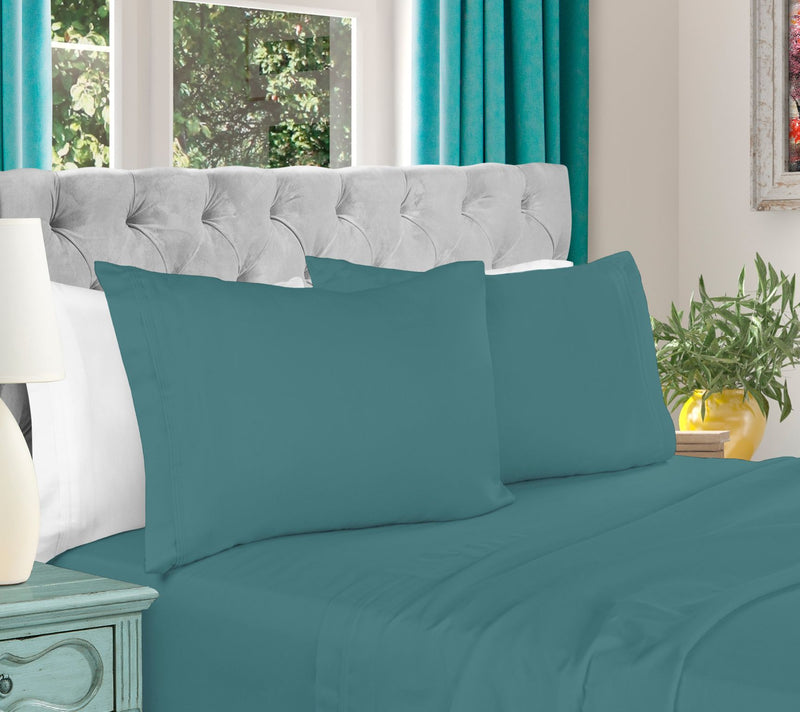 Superior 1000-TC Egyptian Cotton 4-Piece SheetSet King — View 7