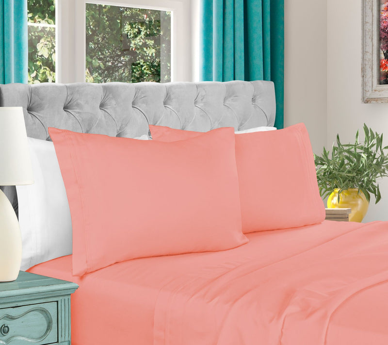 Superior 1000-TC Egyptian Cotton 4-PC Olympic Queen Sheet Set — View 10