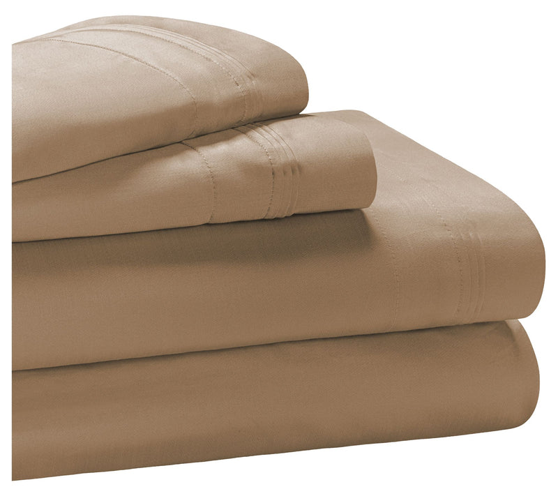 Superior 1000-TC Egyptian Cotton 4-PC Olympic Queen Sheet Set — View 34